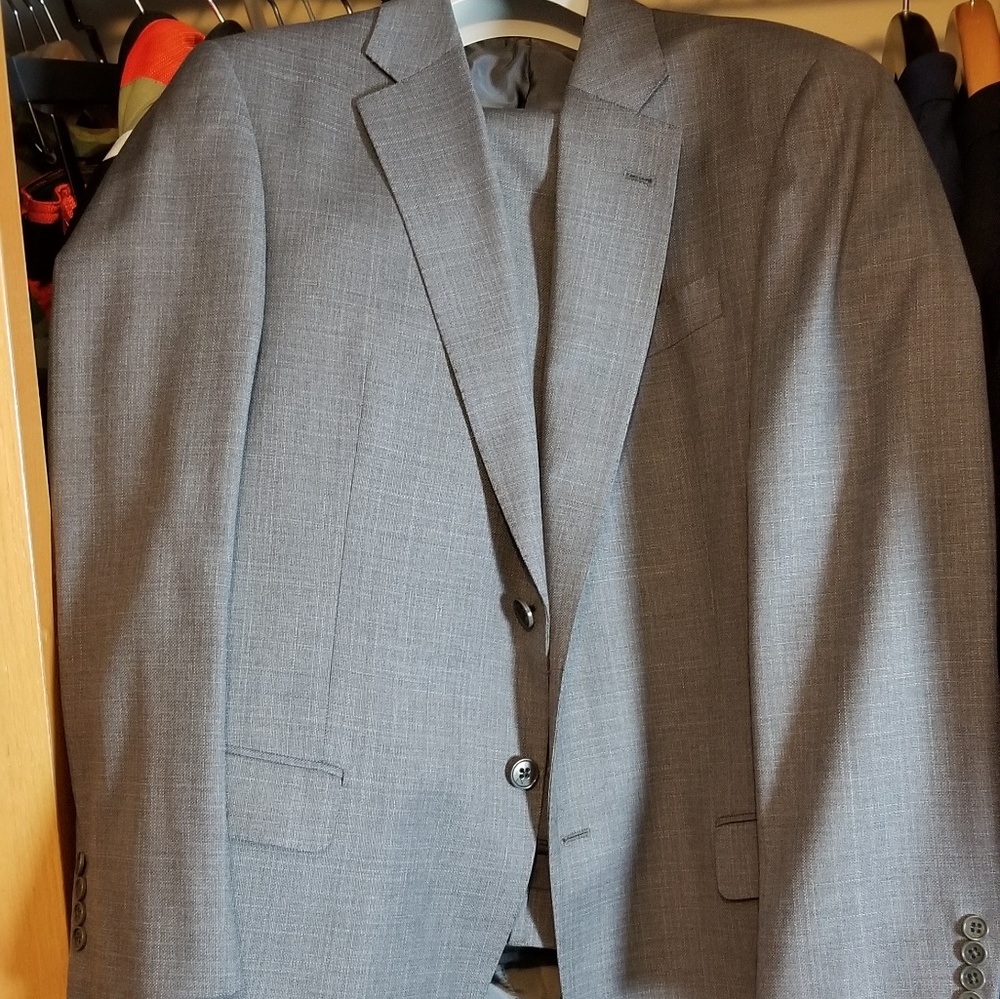 Armani Collezioni grey suit